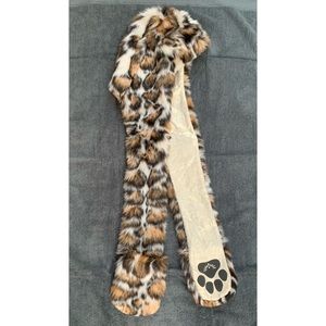 NWOT Clouded Leopard Spirithood